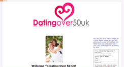 Desktop Screenshot of datingover50uk.com