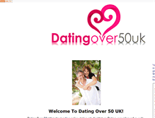 Tablet Screenshot of datingover50uk.com